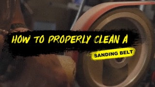 Cleaning a Sanding Belt