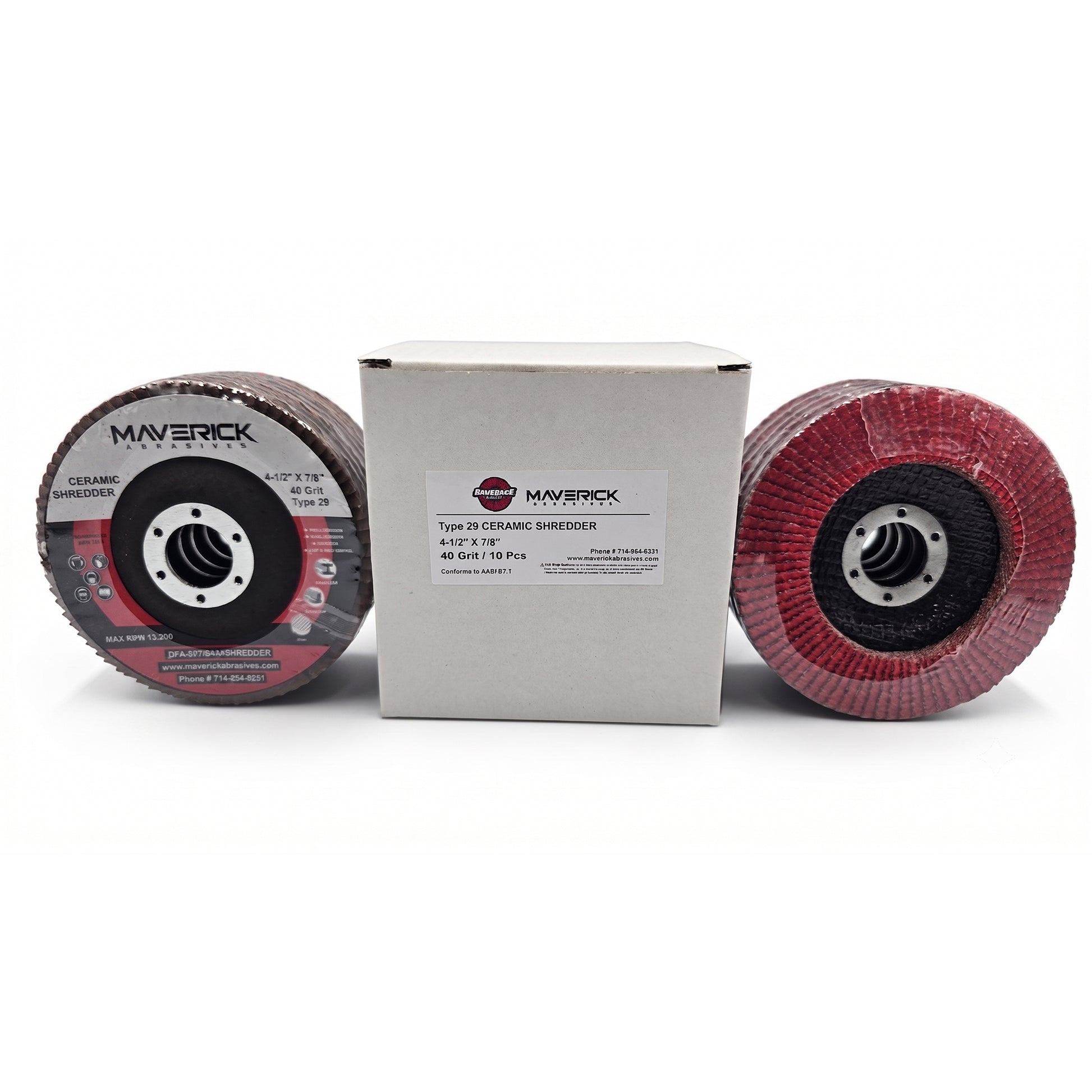 40 grit ceramic flap disc for general-purpose grinding