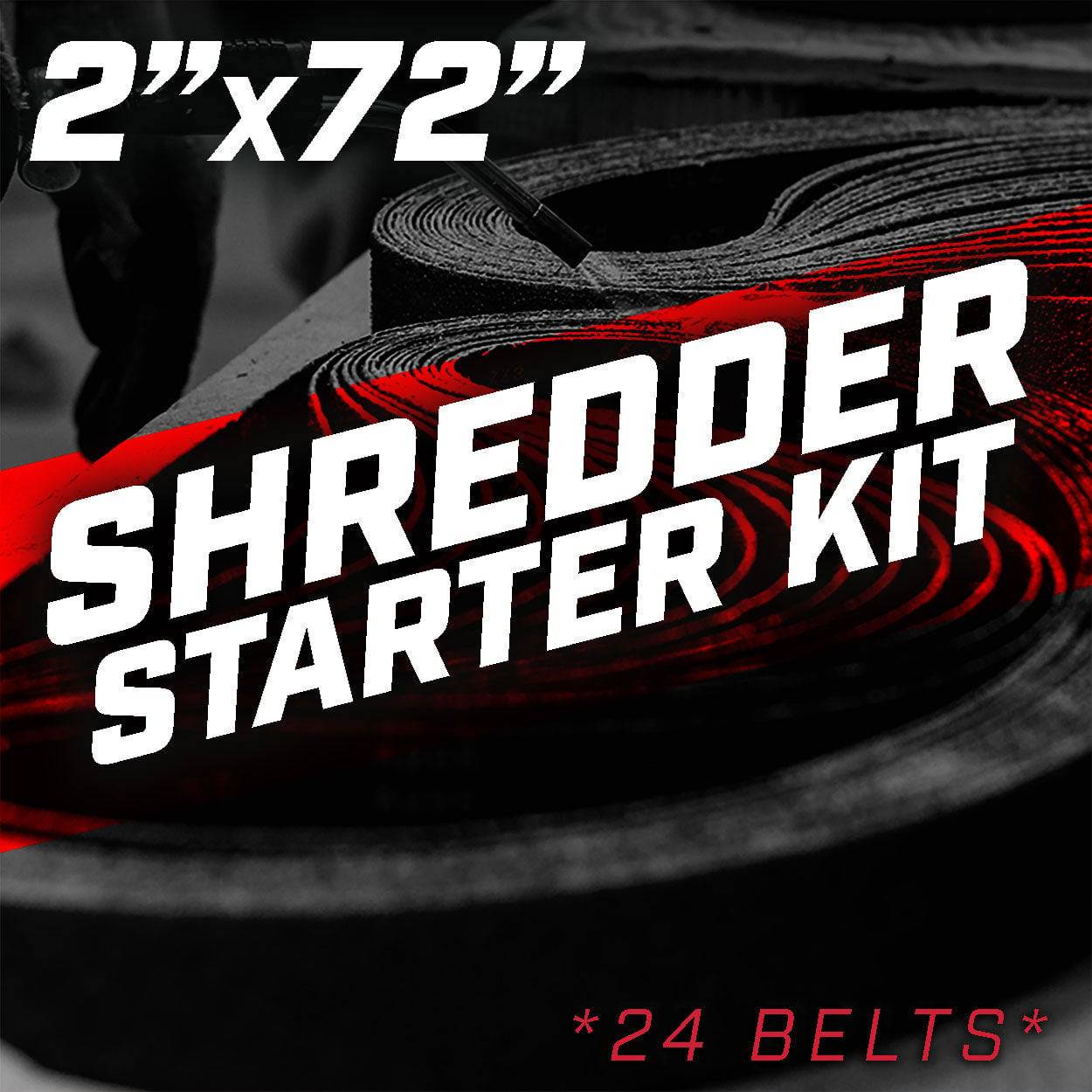 2" x 72" Shredder Belt Starter Kit - Maverick Abrasives