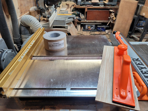 Drum Sander Roll With Hook & Loop Backing