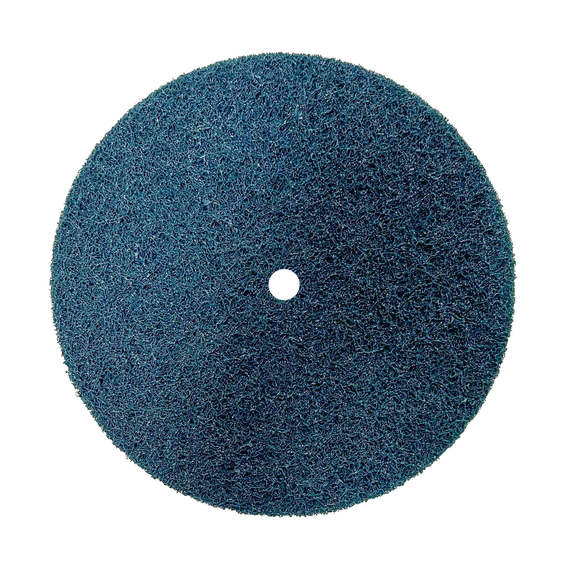 Stack of Surface Prep Buff and Blend Discs in various sizes and colors, suitable for metal smoothing and deburring.