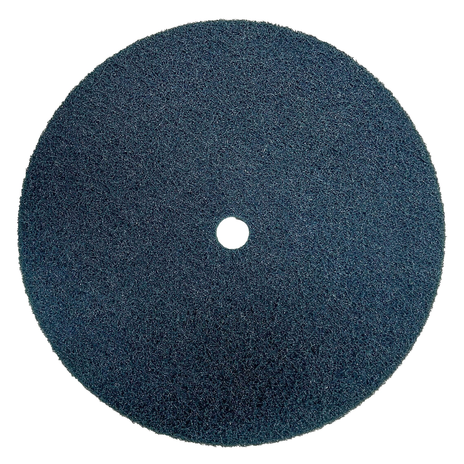 Alt text: Surface Prep Buff and Blend Discs in various sizes for metal polishing and smoothing, suitable for use with high RPM polishers.