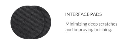 Maverick Abrasives 5-pack interface pads featuring easy attach and remove design for sanding discs with durable high-quality backing