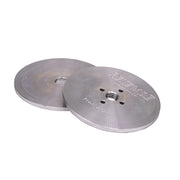 Set of Insertable Safety Flanges for High Speed Polishing, compatible with Airway Buffing Wheels without center plates.