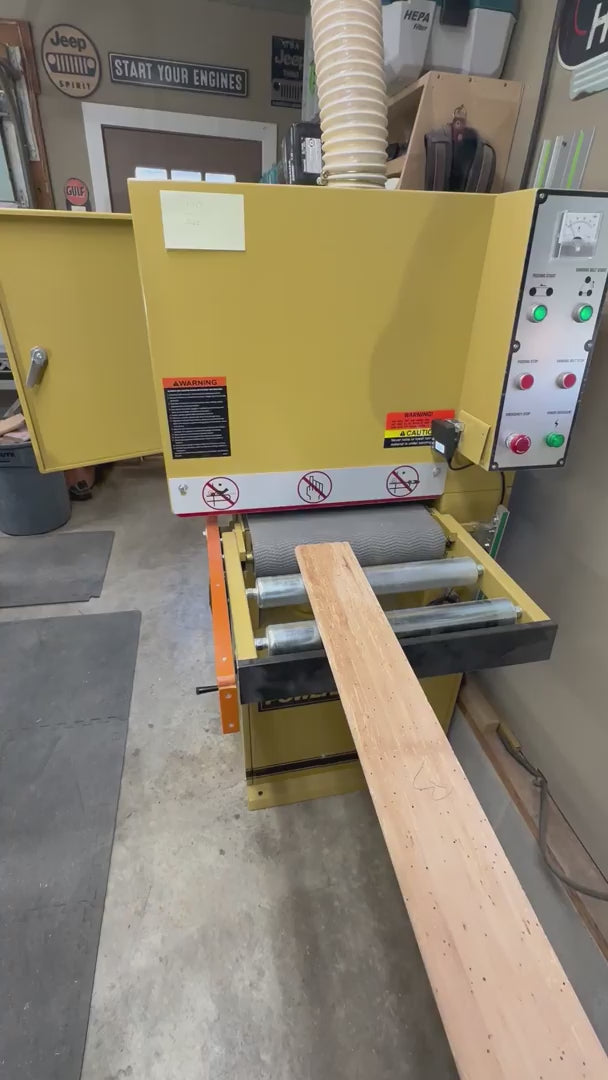Maverick Abrasives video showcasing sanding belts, discs, and abrasive products in action