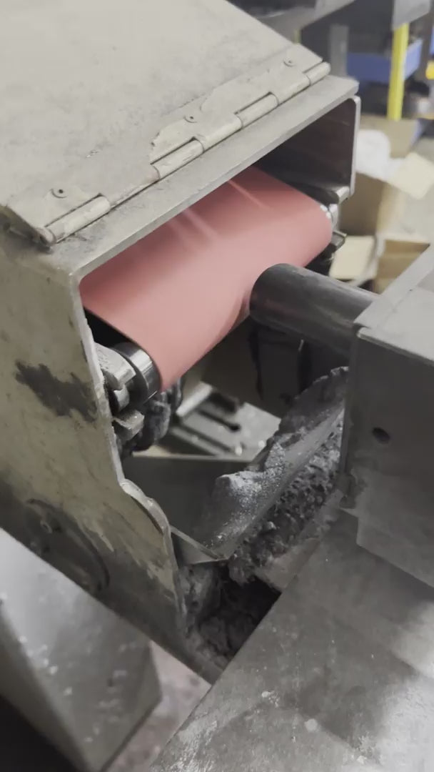 Maverick Abrasives video showcasing sanding belts, discs, and abrasive products in action