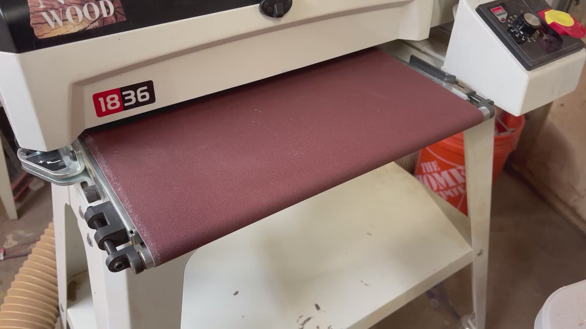 Load video: Maverick Abrasives video demonstrating sanding belts and abrasive products in use for finishing applications