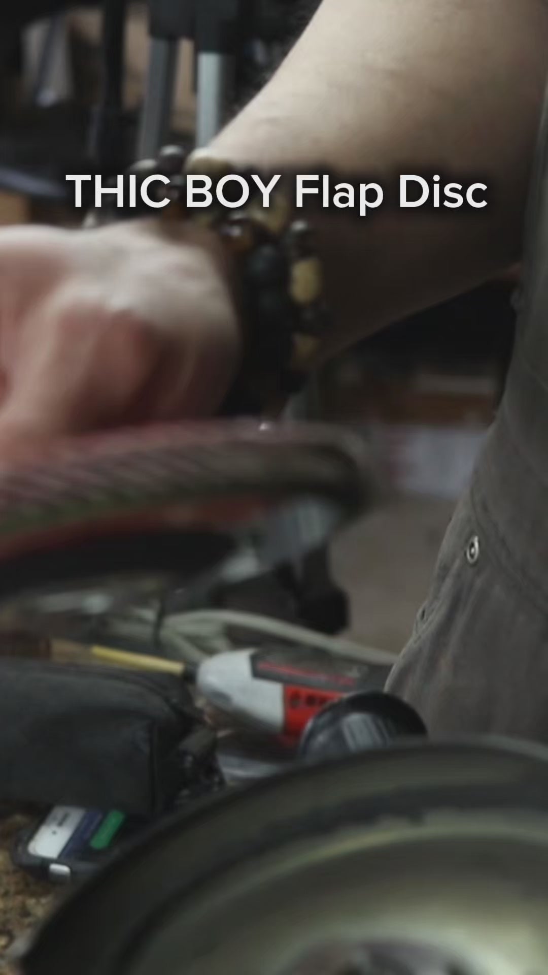 Load video: 4-1/2" x 7/8" High Density Ceramic Flap Disc Type 29