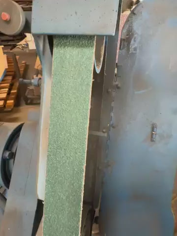 Maverick Abrasives video showcasing sanding belts, discs, and abrasive products in action