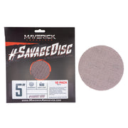 Alt text: 5-inch MAVNET Hook & Loop Sanding Screen Disc, clog-free and long-lasting, suitable for woodworking and crafts.