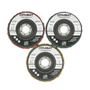 4-1/2 x 7/8 Type 29 high-density surface conditioning flap disc in coarse, medium, and fine grits for metal and fiberglass.