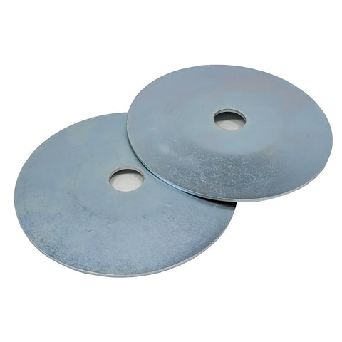 4-inch Buffing Safety Flange mounted on a grinder with Airway Buffing Wheel, ensuring secure and warp-free operation.
