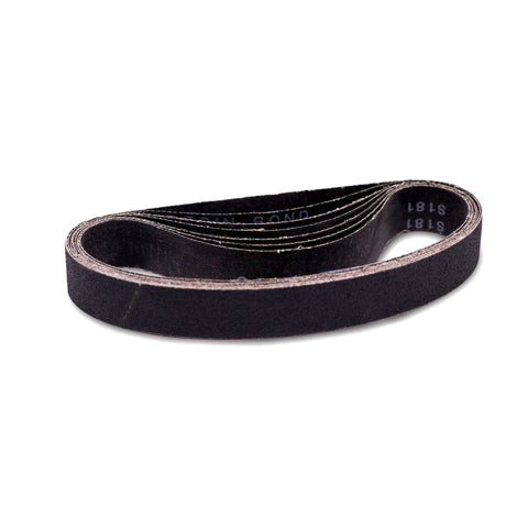 Pack of 48 cork sanding belts, 3x24, for glass fabrication, compatible with CRL Makita and LD324 sanders.